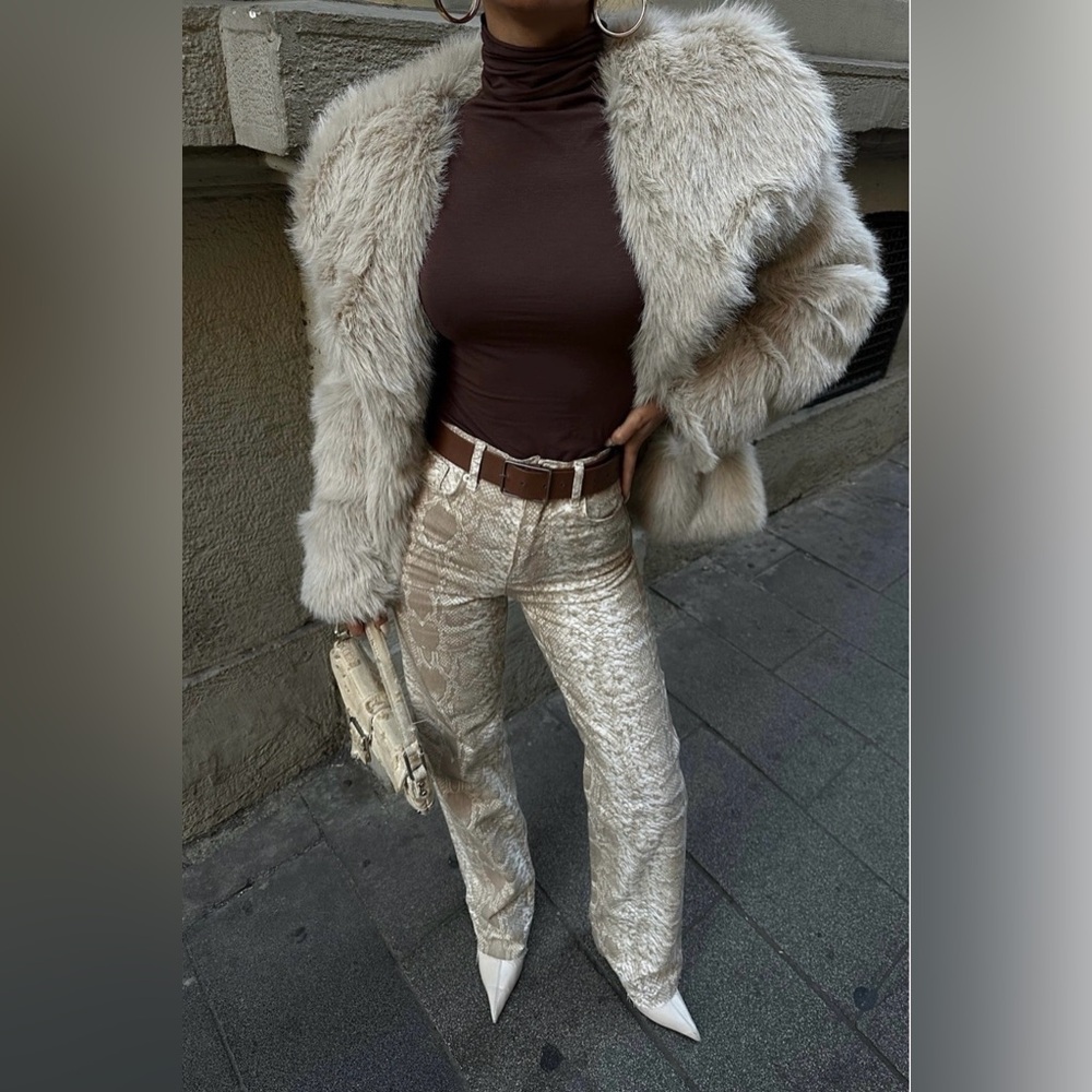 Piral Serpentine Snakeskin Pant/Jeans